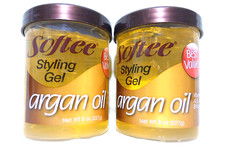 2 Softee Styling Gel Argan Oil 8 Oz