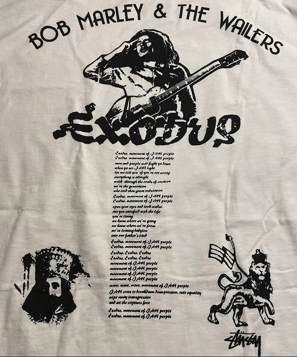 Bob Marley × Stussy bob EXODUS TEE | eBay