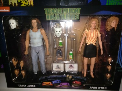 Figurines NECA Teenage Mutant Ninja Turtles - Casey Jones Et April O'Neil - Neuves