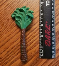 4 1/2" Mini Coconut Palm Tree Scenery Landscape Model Building Diorama