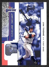 Jim Thome 2001 Fleer Game Time Card 11 Cleveland Indians