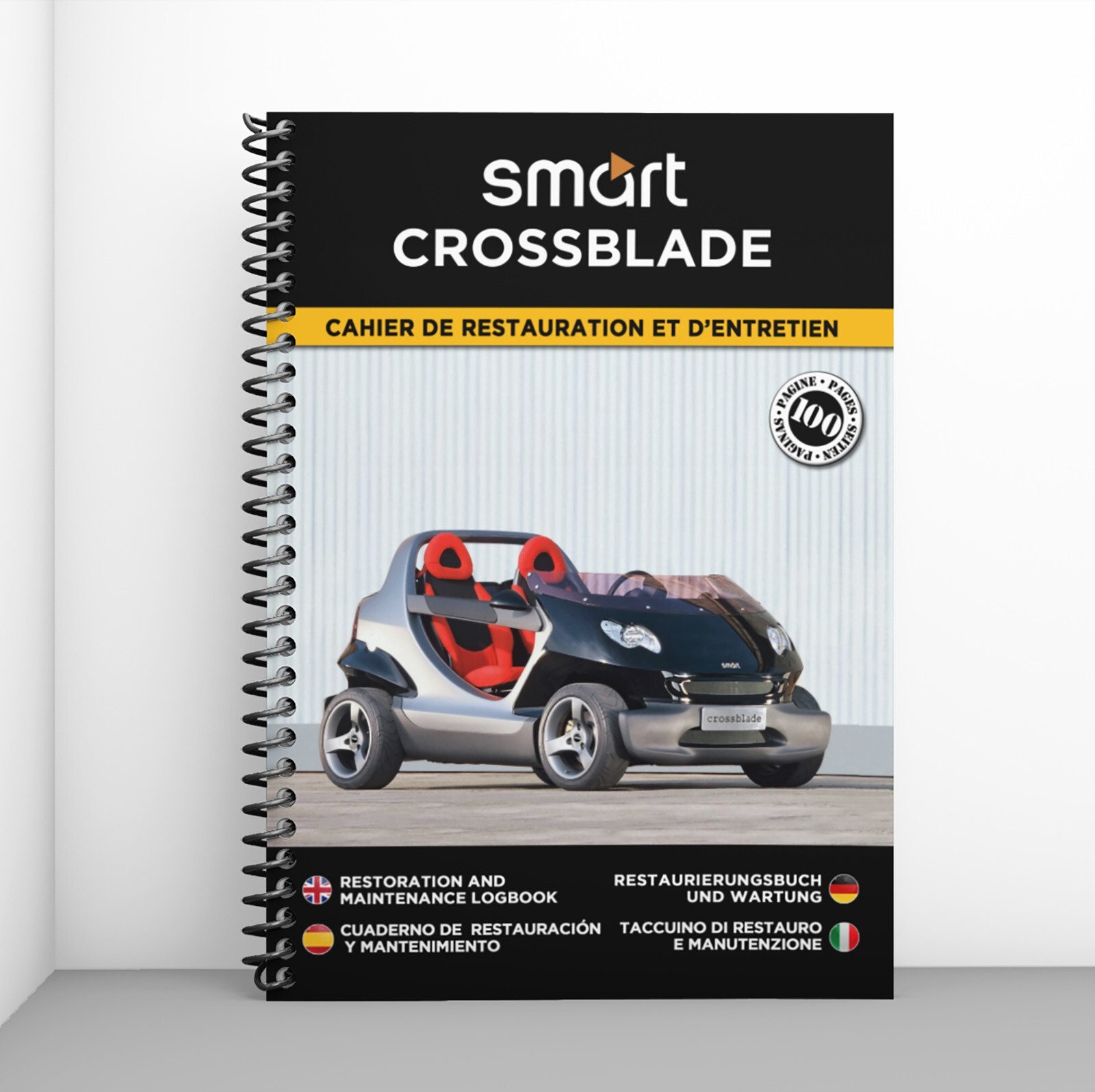 Livre de restauration Smart Crossblade carnet entretien de prestige