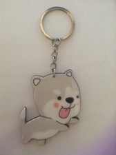 Dog Doggy Puppy Keychain Keyring Keyfob Car Ring Key Chain
