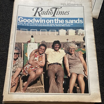 Radio Times 1973 4 To 10 August Ken Goodwin Cover The Young Generation Big Top