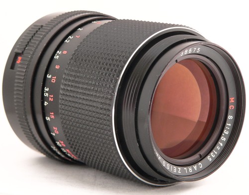Carl Zeiss 135mm F3.5 M42 lens fit Canon EF Nikon Sony Panasonic Fuji mirrorless - Picture 4 of 13