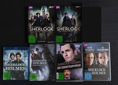 Sherlock Holmes DVDs - Cumberbatch, Robert Downey JR & Co