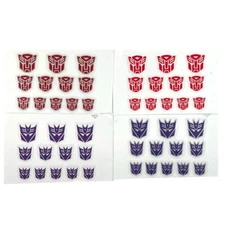 Autobot & Decepticons Sticker Transformers G1 Symbol Logo Sign Stickers Decals