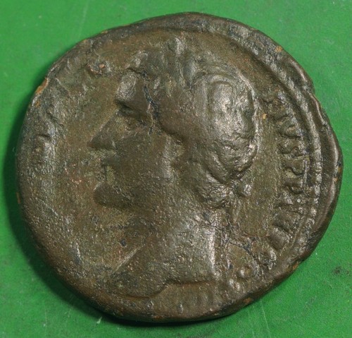 Roman Imperial ae AS Coin of Antoninus Pius SPQR OPTIMO PRINCIPI SC ...