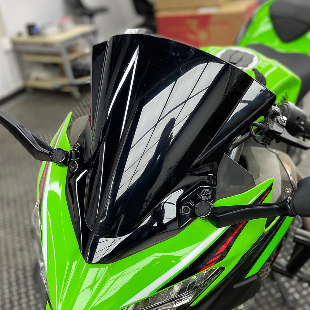 For Ninj 400 2018-2024 Windshield Double Bubble Windscreen Fairing