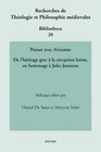 Penser Avec Avicenne : De L'héritage Grec À La Réception Latine, En Hommage À...