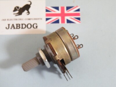 EGEN Schaltpotentiometer Poti 47K Log + Schalter gezahnte Welle 17g 2R46