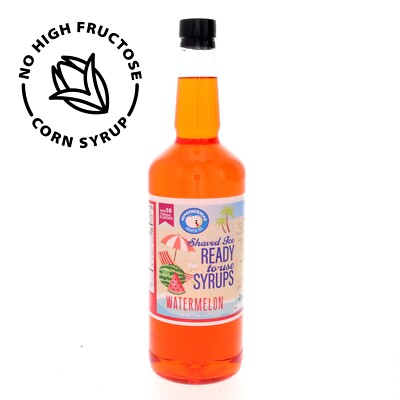 Hypothermias WATERMELON Flavor Syrup   Snow Cone machine Shaved Ice QUART