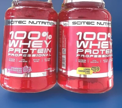 (29,84€/kg)Scitec Nutrition 100%Whey Protein Professional 2 Dosen je 920g