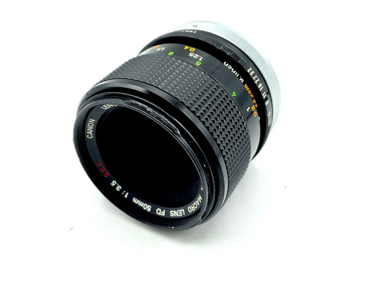 Canon 50mm SSC FD Breech Mount Manual Focus Macro Close-Up Prime Lens