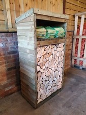 COMPLETE WINTER FUEL KIT KILN DRY LOGS HEAVY DUTY LOG STORE GARDEN SHED KINDLING