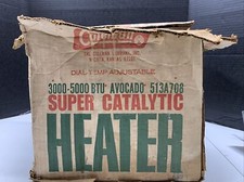 Coleman Dial Temp Adjustable  Super Catalytic Heater - Avocado w/ Original Box