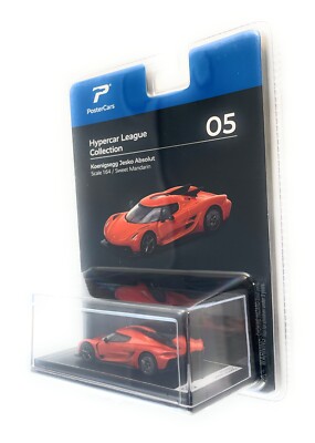 Koenigsegg Jesko Absolut – Sweet Mandarin 1:64 Model Car By