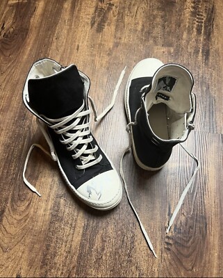 Ken Carson Signed Rick Owens DRKSHDW Ramones High Top Sneakers