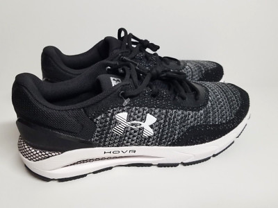 Under Armour Hovr Intake 6 Running Shoes Black White Men sz 10 3026134-001 New! 