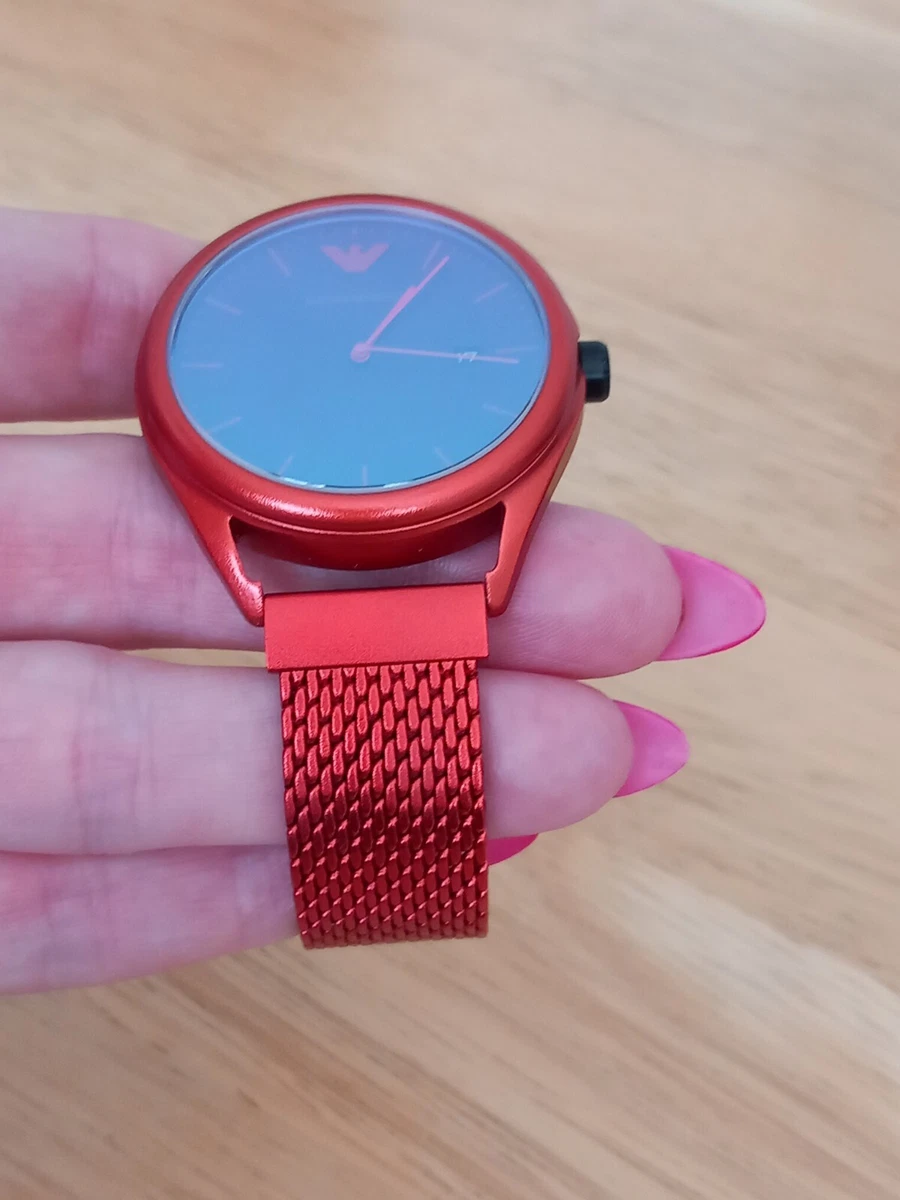 Armani on sale red watch