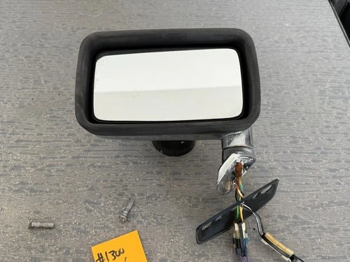 1987-1991 JAGUAR XJS XJSC OEM Left Driver  Chrome Door Mirror - Dual Plug  #1300