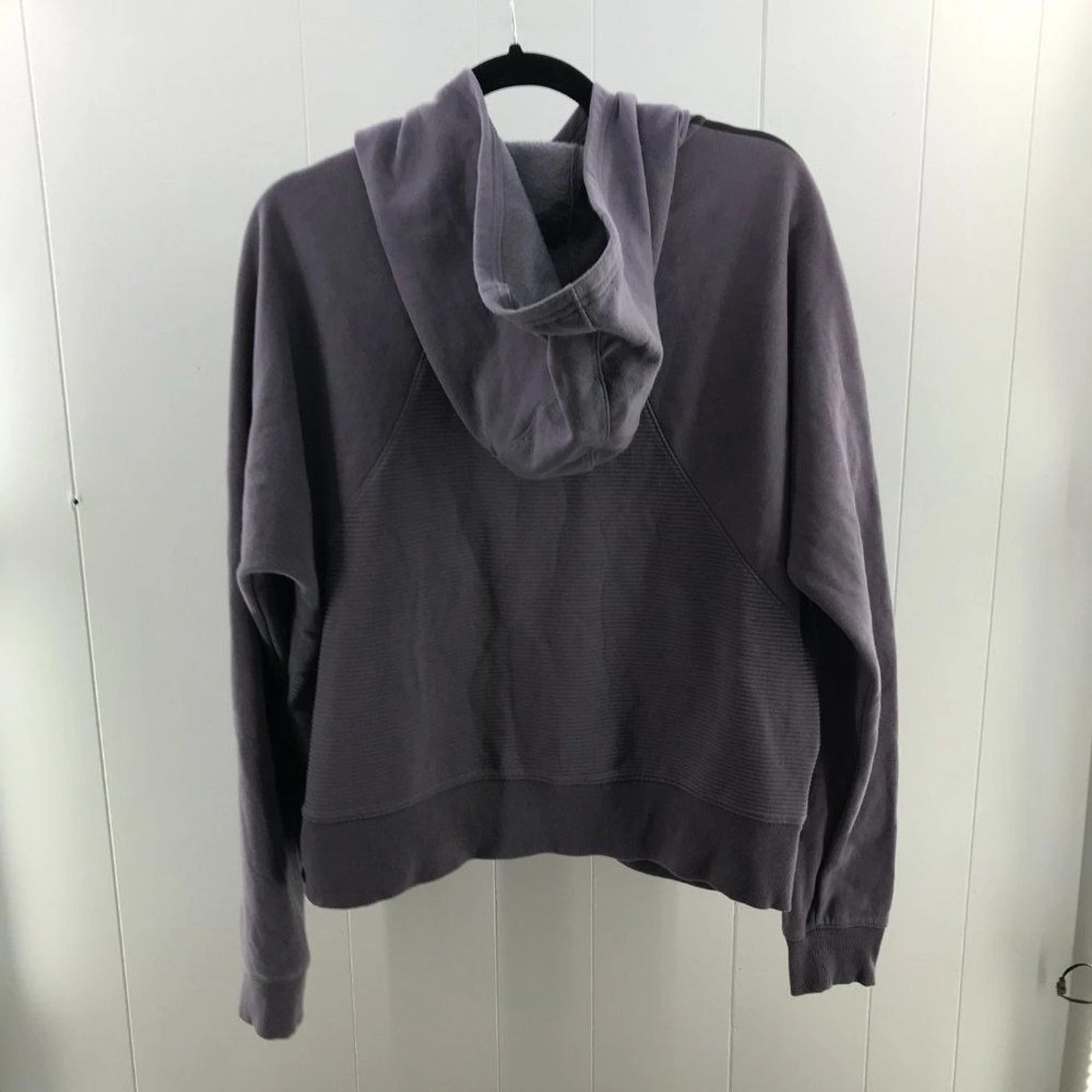 VETEMENTS Felpa con cappuccio Under Armour lavanda full zip logo dettaglio sul braccio taglia XL