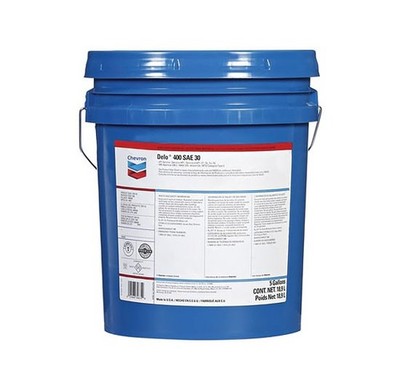Chevron Delo 400 SAE 30 Heavy Duty Motor Oil, 5 - 1 Gallon Pail | 235118