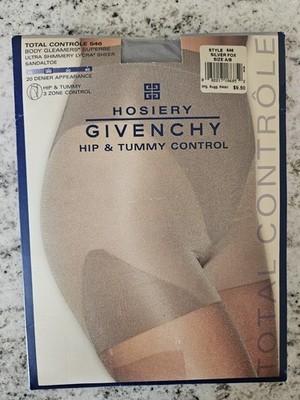1 Givenchy Hosiery Pantyhose Body Gleamers Occasion Silver Fox A/B