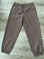 Athleta Metropolis Jogger Brown Ankle Cuffed Womens 8