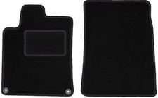 Fußmatten Automatten Vorne Velours Schwarz für Peugeot 407 2004-2011