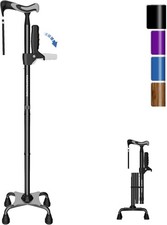 Durable 1.8 lbs Adjustable Walking Cane   Ideal for Seniors  Travel Enthusiasts