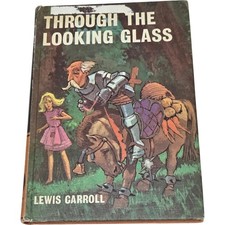 Through The Looking Glass by Lewis Carroll Hardcover Bancroft Classics
