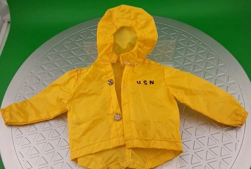 1967 GI Joe Action Sailor Breeches Bouy Slicker with "USN" Stencil -Set No. 7625