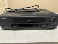 Admiral JSJ 20450 VCR VHS Player Recorder 4 Head  Tested NO REMOTE 