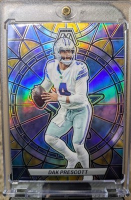2023 PANINI MOSAIC STAINED GLASS Dallas Cowboys - Dak Prescott - GEM Case Hit