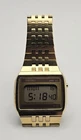 Vintage 70's Seiko F051-5010 Gold Tone Digital Watch~ 32mm ~New Battery~ Sweet !