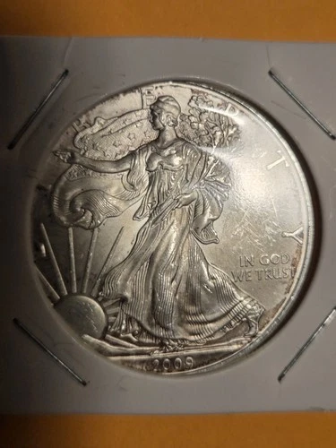 American Eagle Walking Liberty 1 oz Fine Silver Dollar Coin 2009
