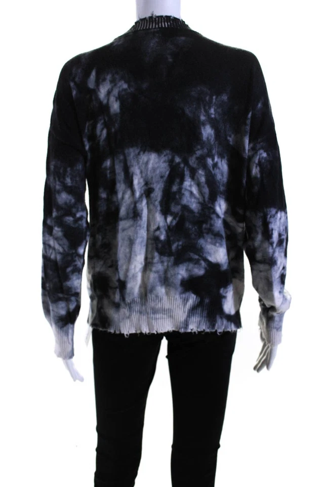 Suéter Minnie Rose Mujer Estampado Tie Dye Negro Blanco Algodón Talla Mediana Foto 3 de 4