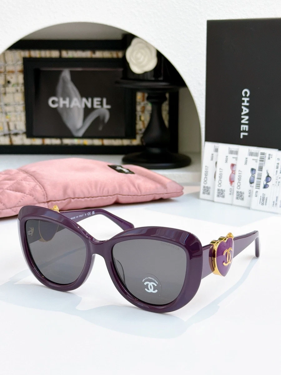 CHANEL Purple Sunglasses for Women for sale | eBay