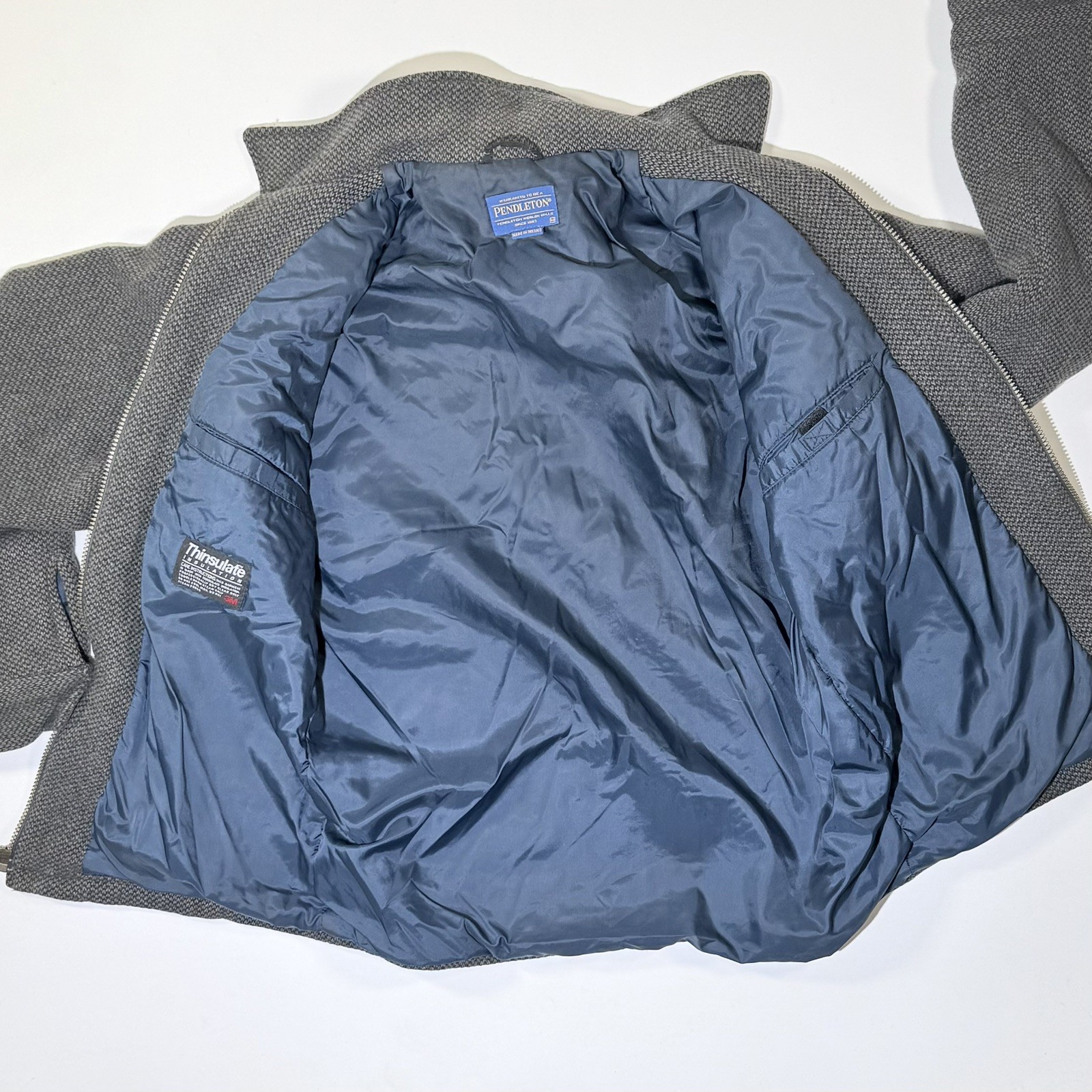 Vintage Pendleton Medium Wool Full Zip Tweed Jack… - image 6