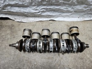 OEM Mercury Good Inline 6 Crankshaft w. Pistons 436-4842A3745-6605A3 Freshwater