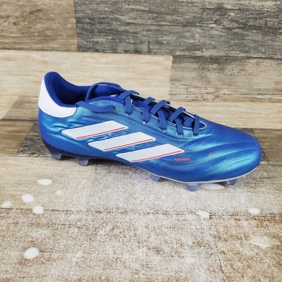 Adidas Copa Pure 2.2 FG Mens Sport Shoes Sz 8 Atrhletic Blue White Soccer Cleats