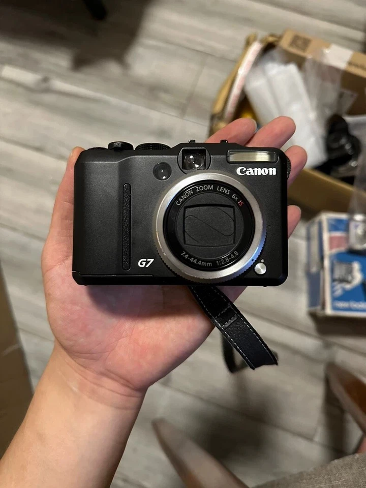 Canon Powershot G7 Professional Digital Compact Camera Black Optical Zoom CCD - Image 2 of 4