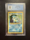 2000 Pokémon Blastoise #2 Base Set 2 Holo CGC 8