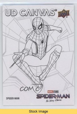 2023 Marvel Studios' No Way Home UD Canvas Spider-Man #C-33 Sketch READ 5x5
