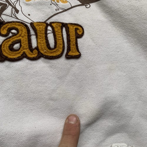 Vintage Hollister Hoodie Mens large beige Pullover Surf North Shore Maui Y2K - Picture 7 of 11