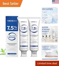 Enamel Repair Hydroxyapatite Toothpaste - 2-Pack for Fresh Breath & Sensitivity