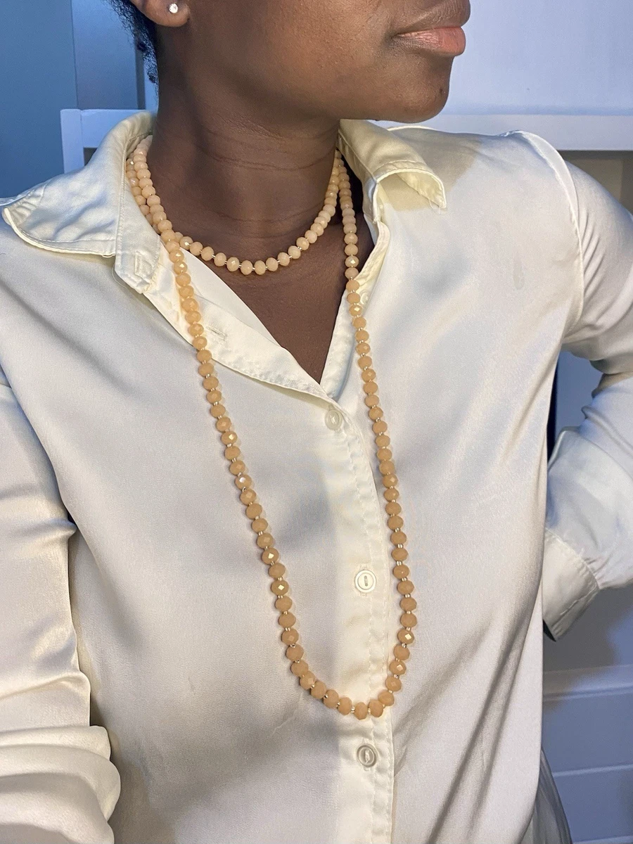 COLLANA LUNGA CON PIETRA AGATA - Gioielli - Collane - di ZEN STYLE | su