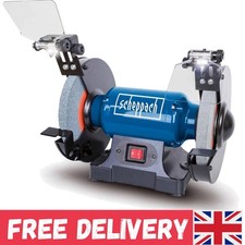 SM200L 500W Bench Grinder with Dual Grinding Wheels & LED Lights for Precision