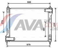 MotorküHler WasserküHler ** Clever FIT ** AVA Clever Choice DN2354 FüR Nissan